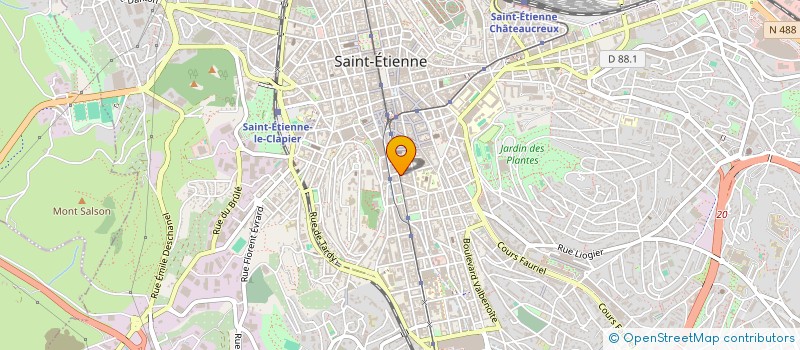 localisation de l'entreprise GYM' FORM' N' LOOK à SAINT-ETIENNE