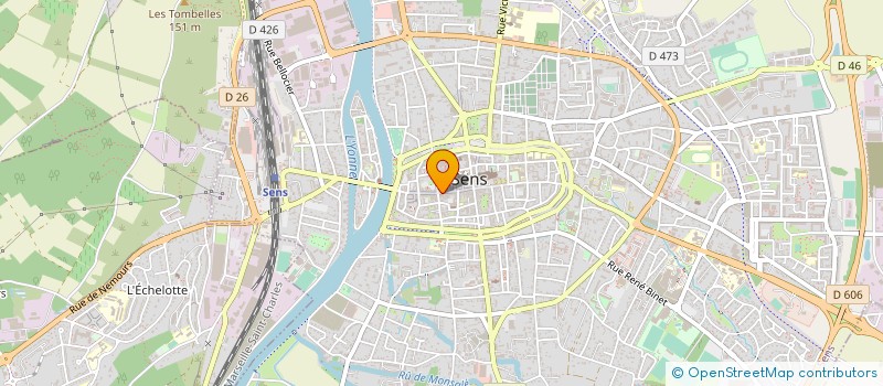 localisation de l'entreprise GYM FYZZ SENS à SENS