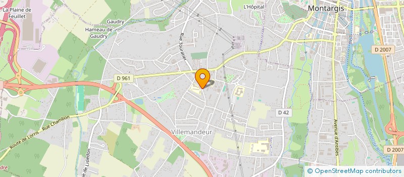 localisation de l'entreprise GYM'HARMONIE à VILLEMANDEUR