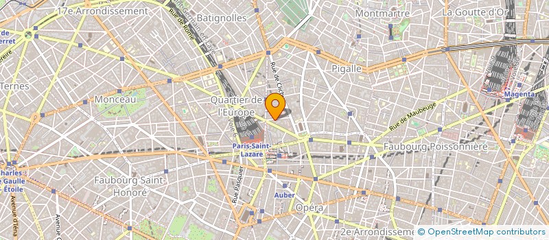 localisation de l'entreprise GYM INVESTISSEMENTS  PARIS