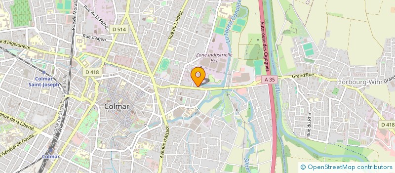 localisation de l'entreprise GYM KARATE COLMAR  COLMAR