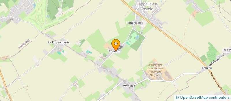 localisation de l'entreprise GYM LOISIR BONNE FORME  CAPPELLE-EN-PEVELE