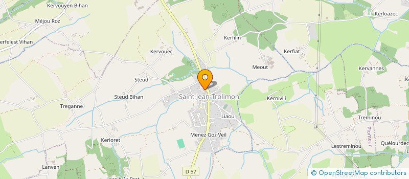 localisation de l'entreprise GYM LOISIRS  SAINT-JEAN-TROLIMON