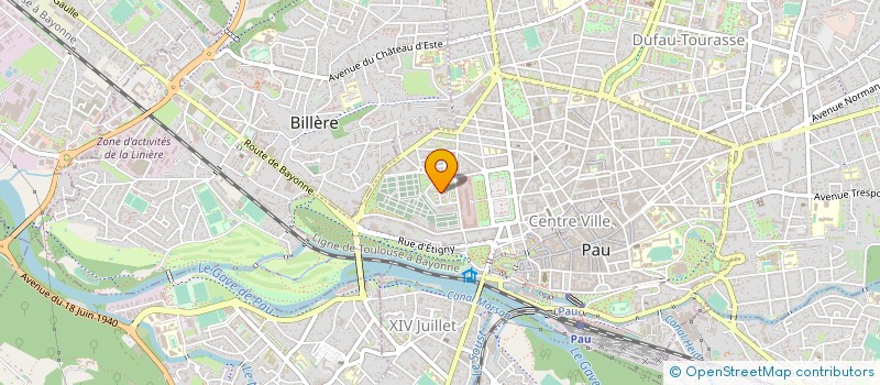 localisation de l'entreprise GYM MONIC à PAU