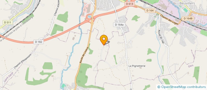 localisation de l'entreprise GYM MOUVEMENT JOIE LISIEUX  LISIEUX