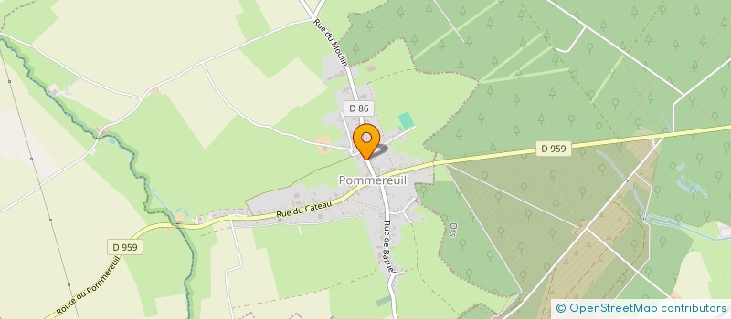 localisation de l'entreprise GYM NAT à POMMEREUIL