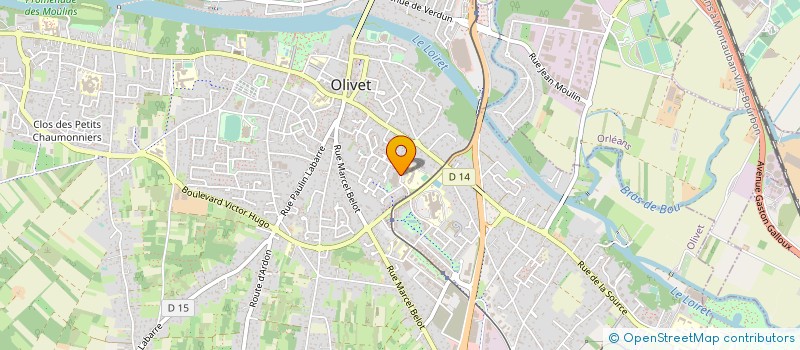 localisation de l'entreprise GYM OLIVET à OLIVET