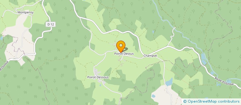 localisation de l'entreprise GYM OUROUXOISE à OUROUX-EN-MORVAN