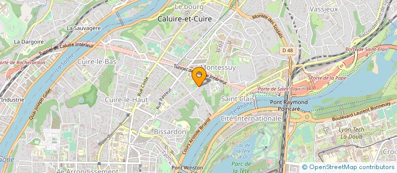 localisation de l'entreprise GYM PASSION  CALUIRE-ET-CUIRE