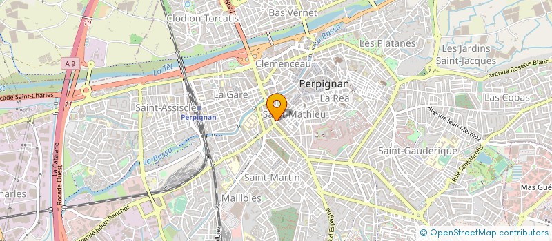 localisation de l'entreprise GYM PERFORMANCE à PERPIGNAN