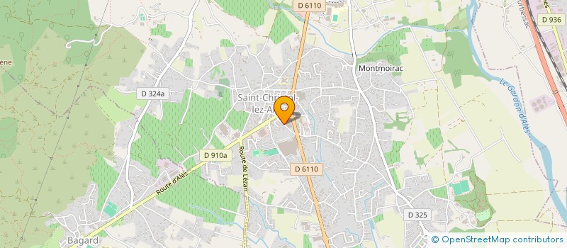 localisation de l'entreprise GYM PLUS SAINT CHRISTOL LEZ ALES  SAINT-CHRISTOL-LEZ-ALES