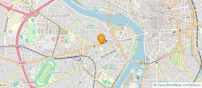 localisation de l'entreprise GYM PYRENEES 2000  TOULOUSE