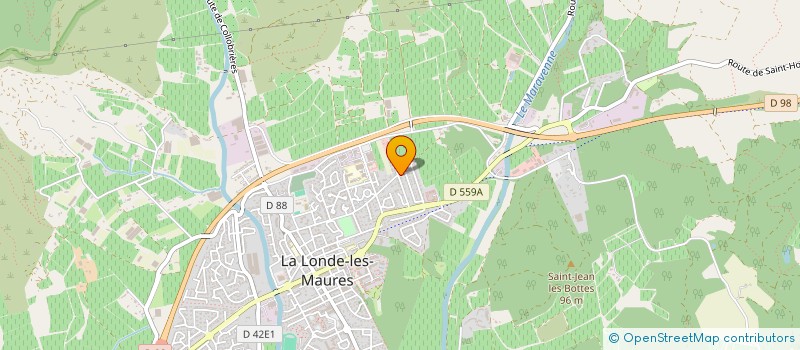 localisation de l'entreprise GYM RYTHMIQUE LONDAISE ET BIEN-ETRE  LA LONDE-LES-MAURES