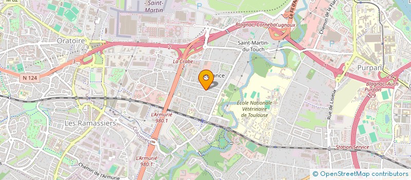 localisation de l'entreprise GYM'S MARTIN à TOULOUSE