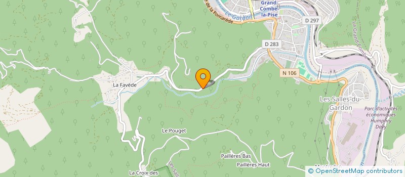 localisation de l'entreprise GYM SALLOISE  LES SALLES-DU-GARDON