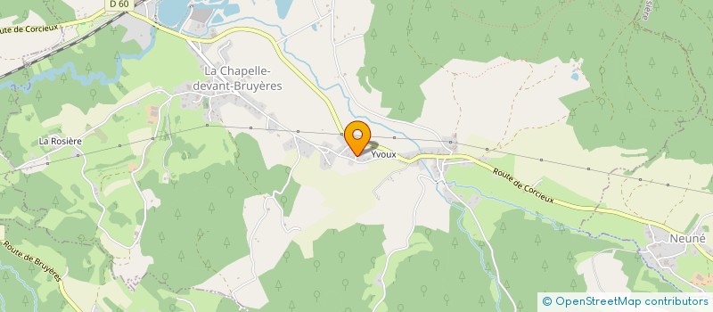 localisation de l'entreprise GYM SANTE  LA CHAPELLE-DEVANT-BRUYERES