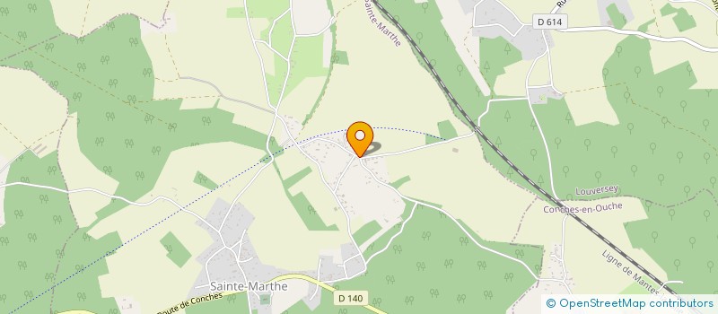 localisation de l'entreprise GYM'STE MARTHE  SAINTE-MARTHE