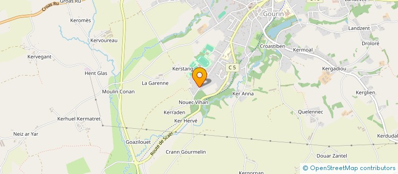 localisation de l'entreprise GYM STEP GOURINOISE  GOURIN