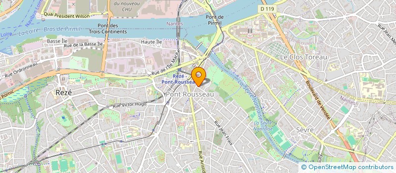 localisation de l'entreprise GYM SUD LOIRE  REZE