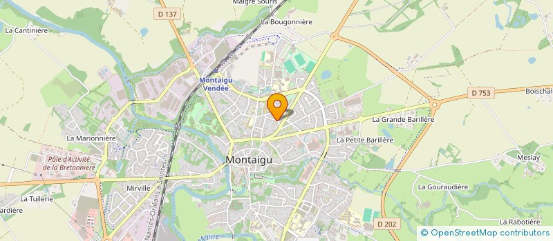 localisation de l'entreprise GYM SYMPA à MONTAIGU-VENDEE