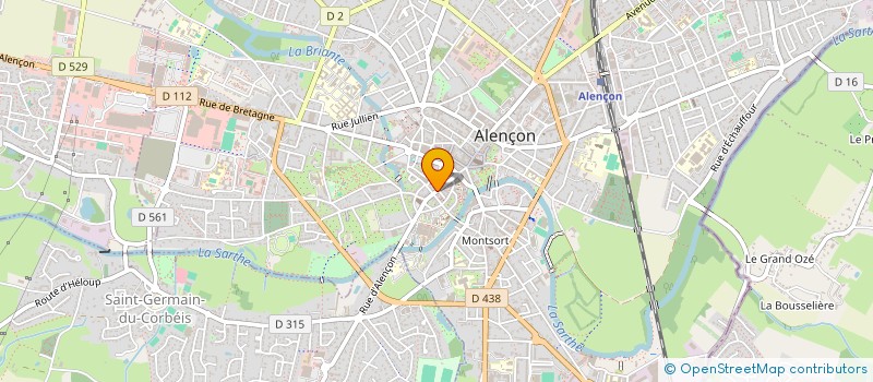 localisation de l'entreprise GYM TONIC 150 à ALENCON