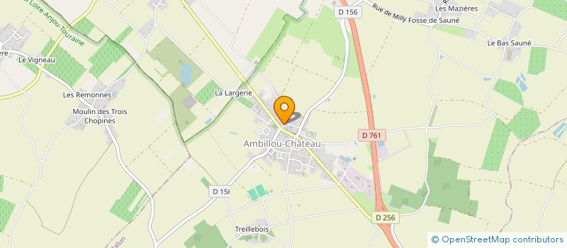 localisation de l'entreprise GYM'TONIC CASTEL AMBILLOIS  TUFFALUN