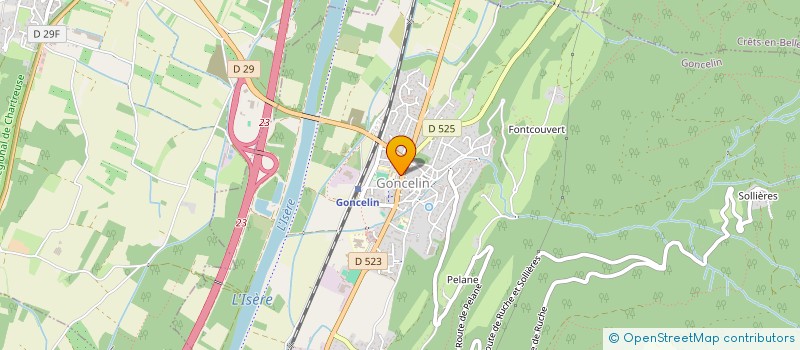 localisation de l'entreprise GYM TONIC SENIOR  GONCELIN