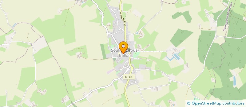 localisation de l'entreprise GYM TONIC SOULIGNEEN  SOULIGNE-SOUS-BALLON