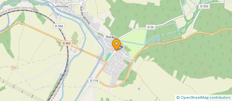 localisation de l'entreprise GYM TONIC TANLAY  TANLAY