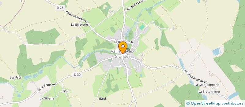 localisation de l'entreprise GYM VAL FORM  VALLIERES-LES-GRANDES