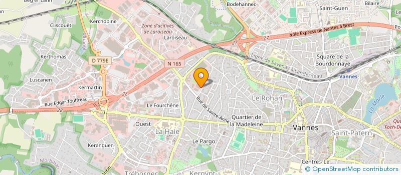 localisation de l'entreprise GYM VANNES 56 à VANNES