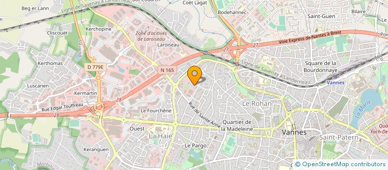 localisation de l'entreprise GYM VANNES UCK NEF à VANNES
