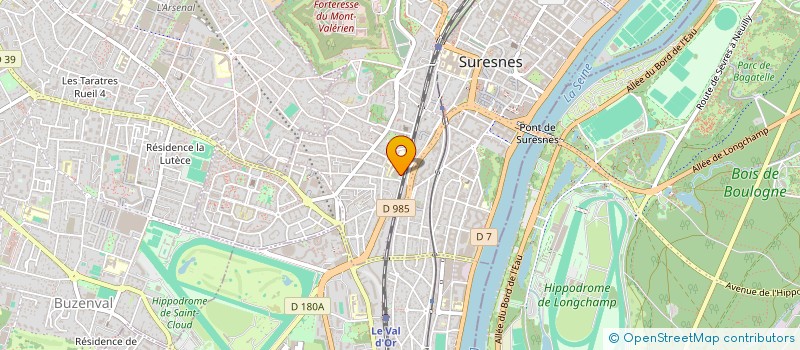 localisation de l'entreprise GYM VITALITE SURESNES à SURESNES