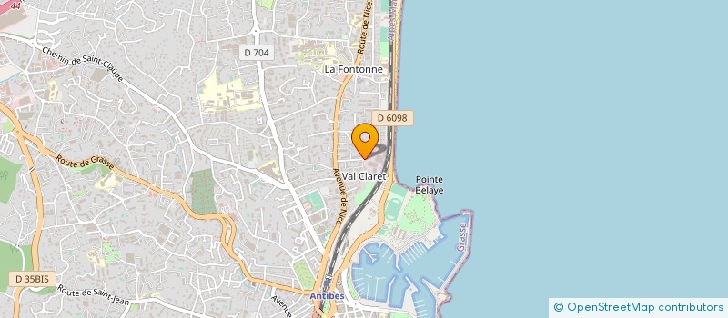 localisation de l'entreprise GYM VOLONT ANTIBES ROSTAGNE à ANTIBES
