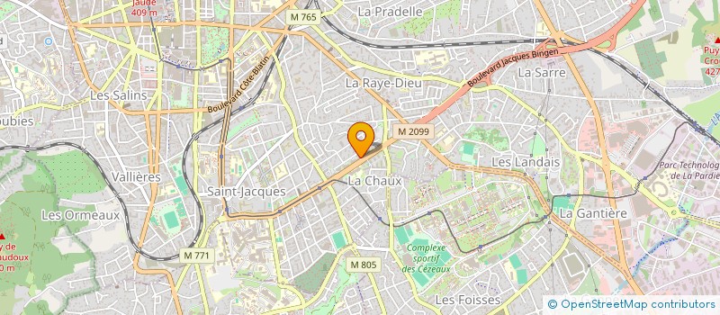 localisation de l'entreprise GYM VOLONTAIRE CODEP 63  CLERMONT-FERRAND