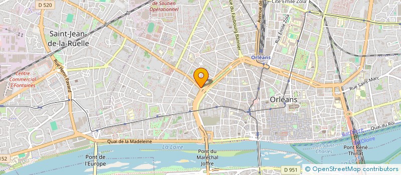 localisation de l'entreprise GYM VOLONTAIRE COMITE REGIONAL DU CENTRE à ORLEANS