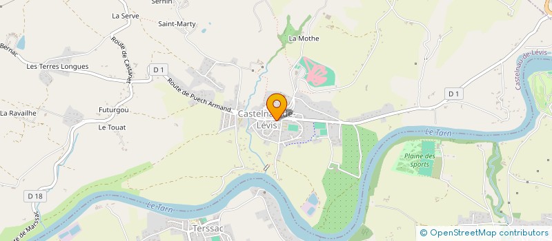 localisation de l'entreprise GYM VOLONTAIRE DE CASTELNAU DE LEVIS à CASTELNAU-DE-LEVIS