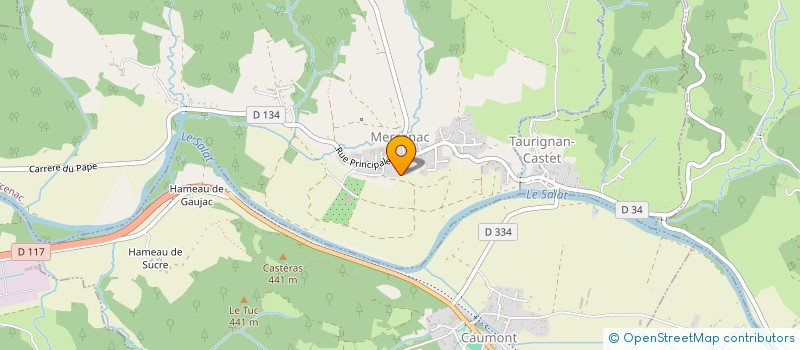localisation de l'entreprise GYM VOLONTAIRE DE CAUMONT NOU TOQUES CAP à CAUMONT