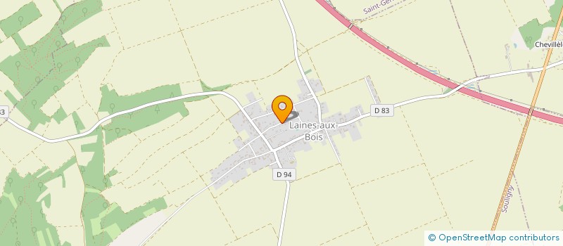 localisation de l'entreprise GYM VOLONTAIRE DE LAINES AUX BOIS  LAINES-AUX-BOIS