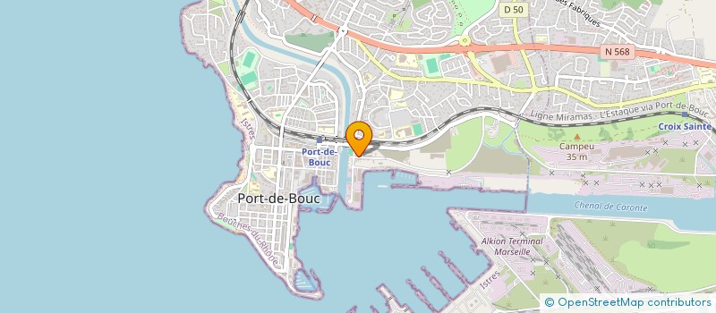 localisation de l'entreprise GYM VOLONTAIRE DE PORT DE BOUC  PORT-DE-BOUC