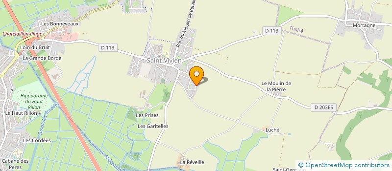 localisation de l'entreprise GYM VOLONTAIRE DE SAINT VIVIEN  SAINT-VIVIEN