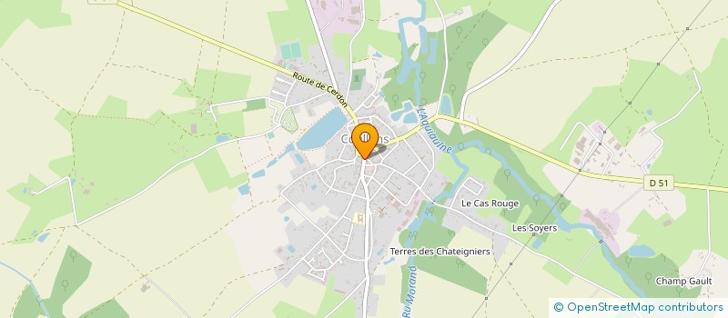 localisation de l'entreprise GYM VOLONTAIRE DISCIPLINES ASSOCIES à COULLONS