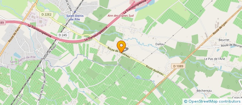 localisation de l'entreprise GYM VOLONTAIRE LIBOURNAISE  SAINT-DENIS-DE-PILE