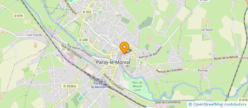 localisation de l'entreprise GYM VOLONTAIRE PARAY à PARAY-LE-MONIAL