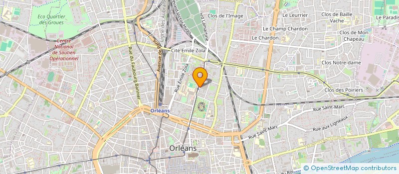 localisation de l'entreprise GYM VOLONTAIRE SECTION ACCACIAS à ORLEANS