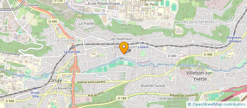 localisation de l'entreprise GYM VOLONTAIRES DE LOZERE à PALAISEAU