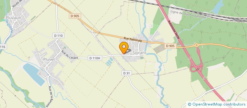 localisation de l'entreprise GYMA  SOIRANS