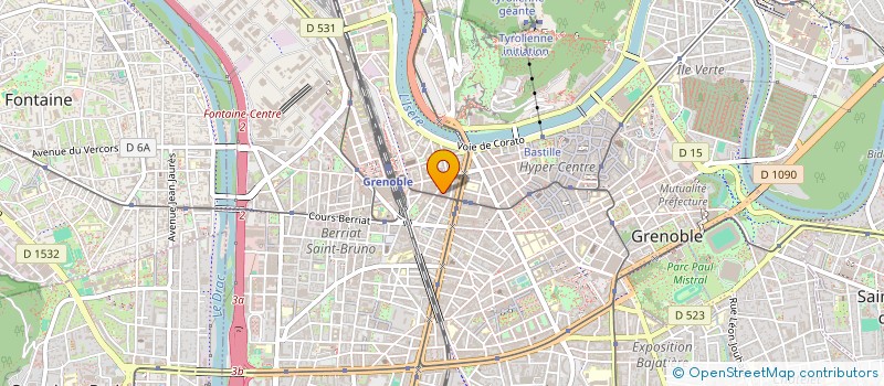 localisation de l'entreprise GYMADOM  GRENOBLE