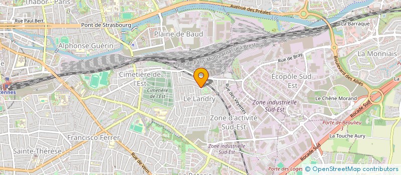 localisation de l'entreprise GYMAJEAN  RENNES