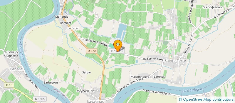 localisation de l'entreprise GYMASTIQUE VOLONTAIRE à SAINTE-TERRE